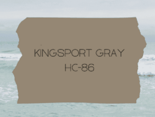 benjamin moore top color kingsport gray-hc-86
