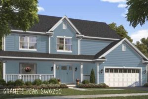 Sw colorsnap visual of home: paint color Granite Peak