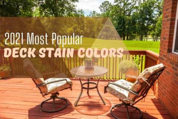 Most Popular Deck Stain Colors - Kind Home Solutions