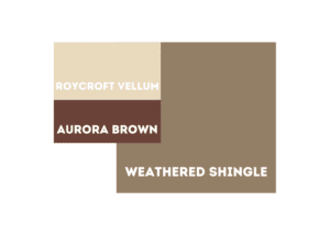 image of weathered shingle color scheme