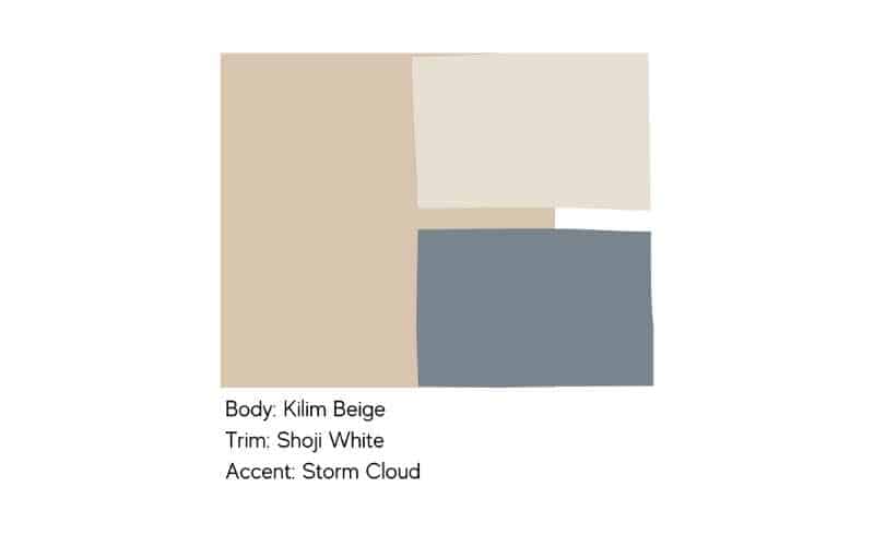 paint swatch of kilim beige