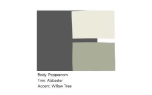 paint swatch of peppercorn