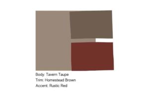 paint swatch of tavern taupe