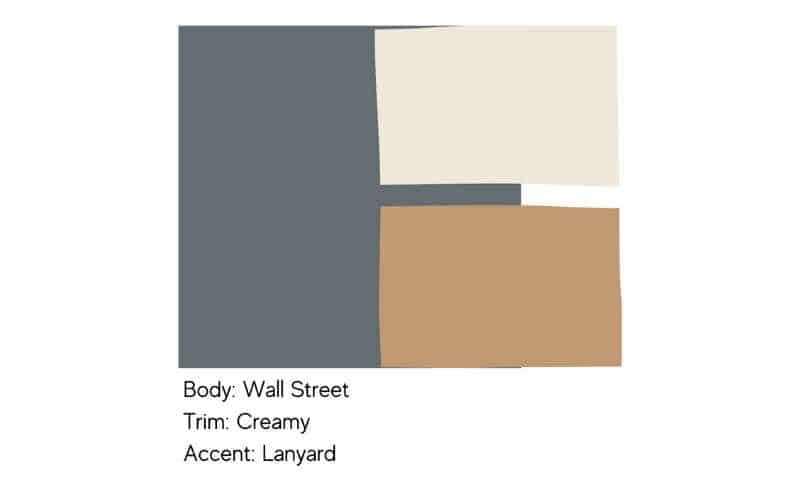 paint swatch of wall street