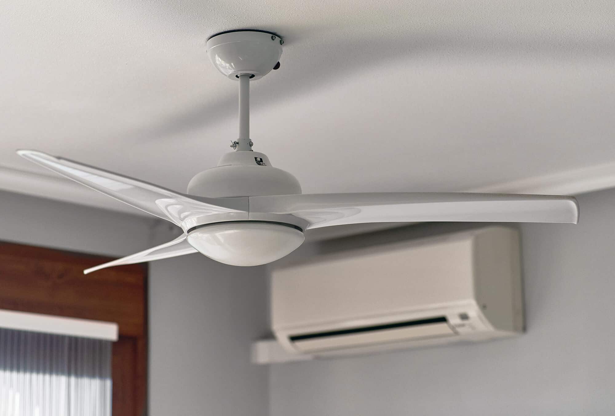 ceiling fan and aircon