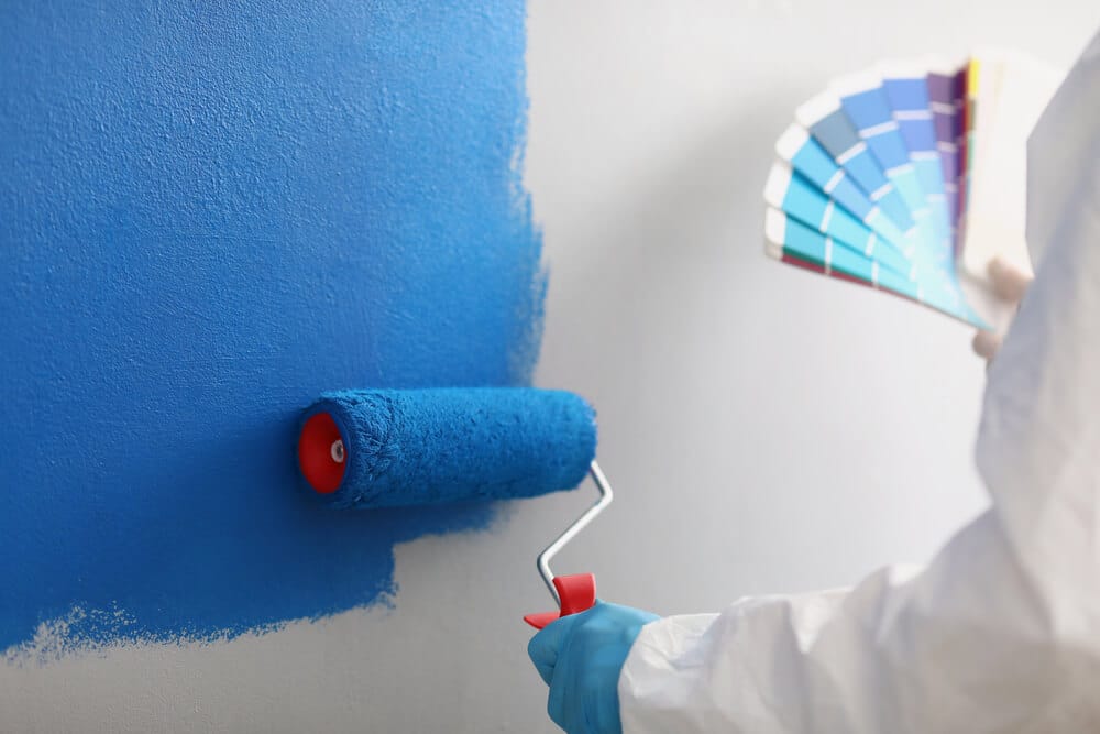 color blue paint